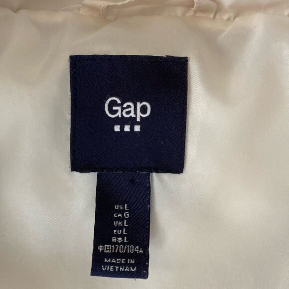 GAP L Puffer Down Filled Unisex Quilted Vest - Picture 3 of 10